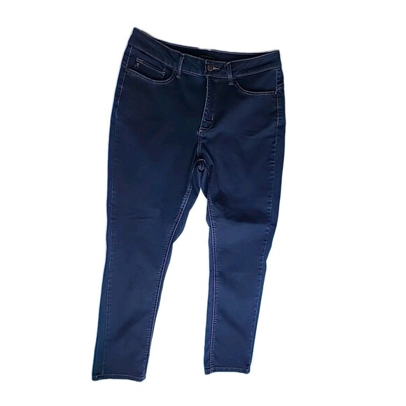 LEE Jeans Women’s 16MBlue Straight Lee Platinum Label Stretch Denim Cotton Blend - Picture 1 of 4